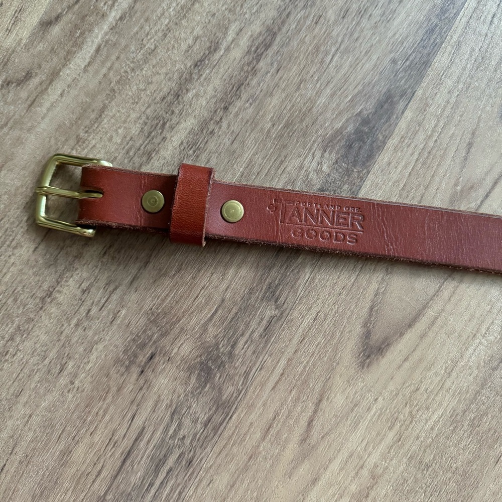 Tanner Goods Leather belt